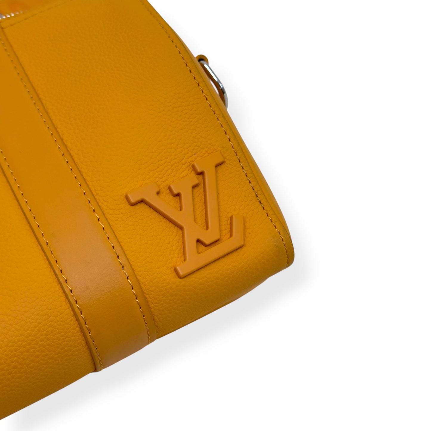 LOUIS VUITTON CITY KEEPALL AEROGRAM CROSSBODY BAG MUSTARD | O/S, Mustard