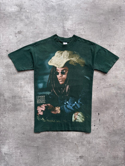 1990's Lenny Kravitz European Tour Single Stitch Graphic Tee | Large, Multicoloured
