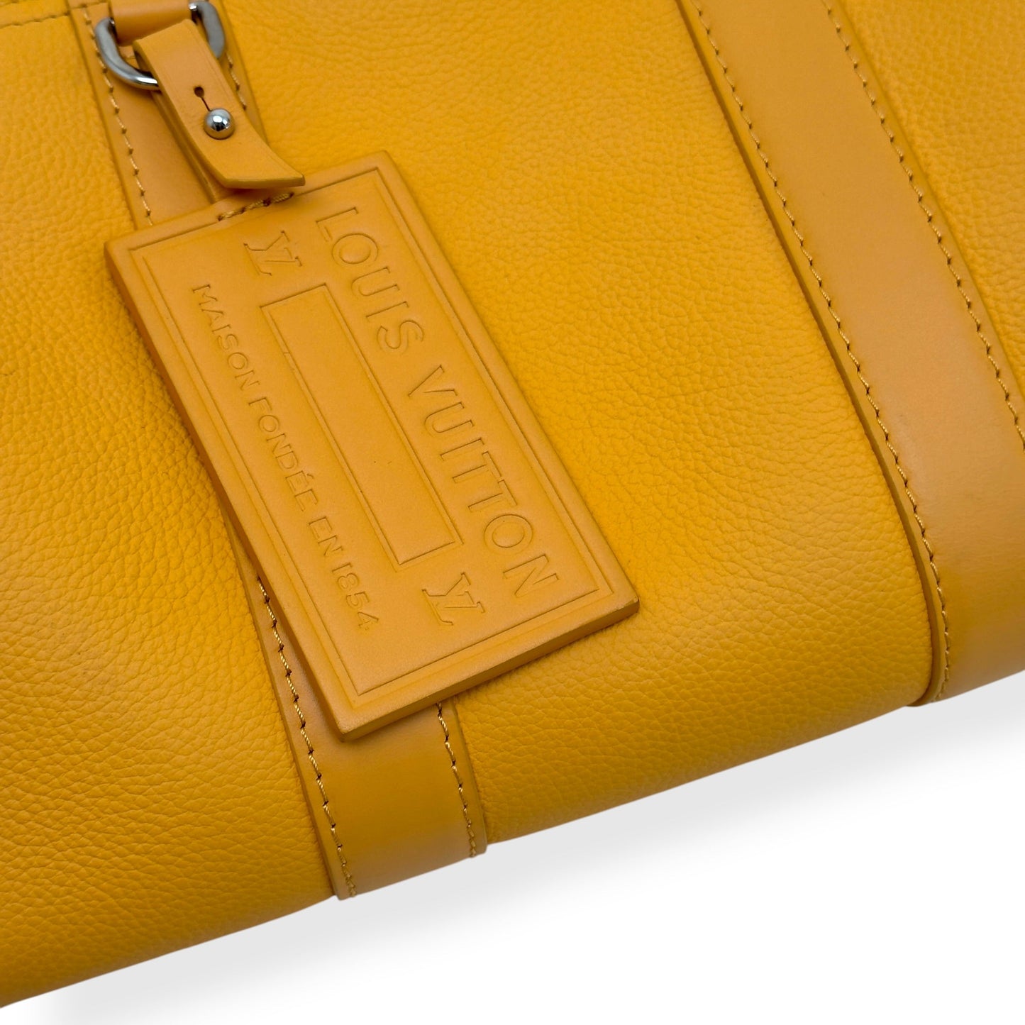 LOUIS VUITTON CITY KEEPALL AEROGRAM CROSSBODY BAG MUSTARD | O/S, Mustard