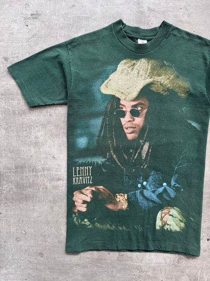 1990's Lenny Kravitz European Tour Single Stitch Graphic Tee | Large, Multicoloured