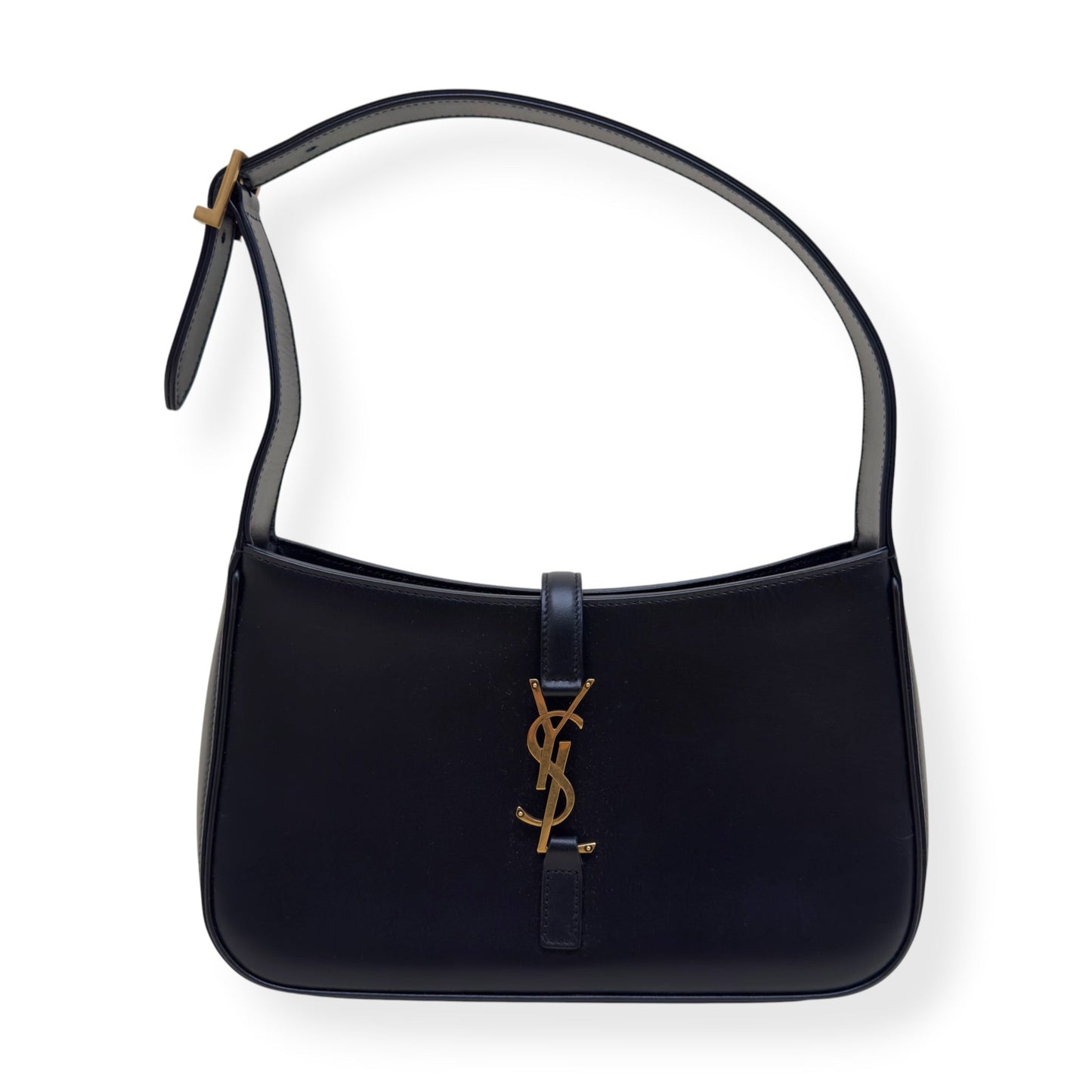 SAINT LAURENT LE 5 A 7 HOBO BAG BLACK | O/S, Black