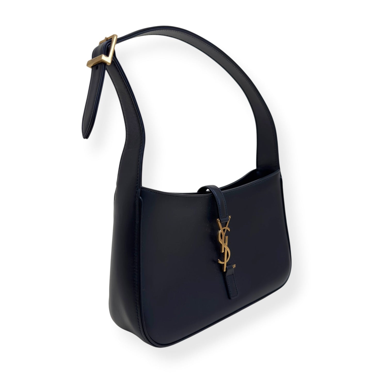 SAINT LAURENT LE 5 A 7 HOBO BAG BLACK | O/S, Black