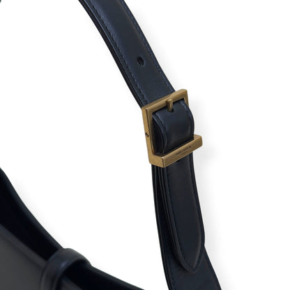 SAINT LAURENT LE 5 A 7 HOBO BAG BLACK | O/S, Black