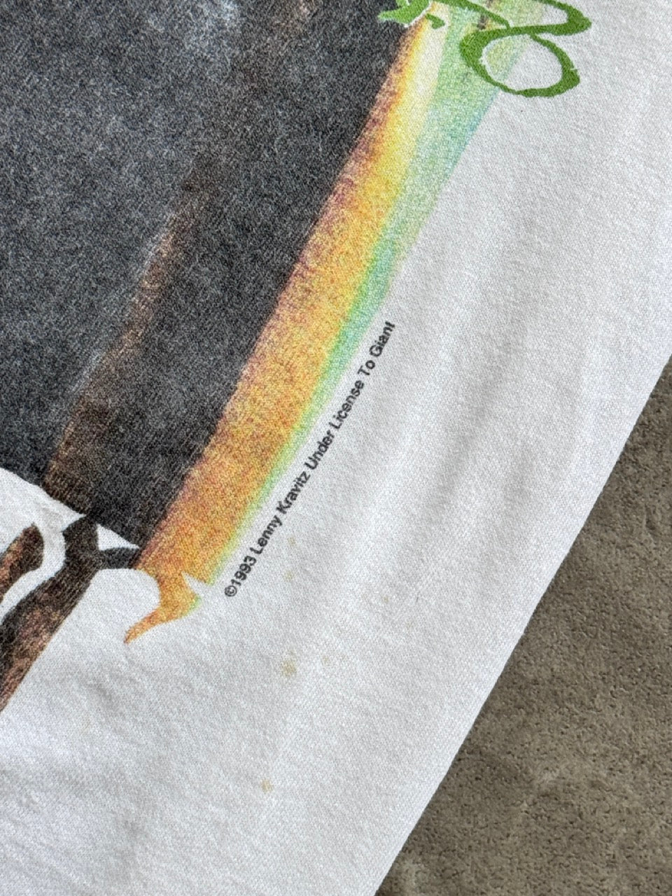 1993 Lenny Kravitz Love Tour Graphic Tee | Medium, Multicoloured
