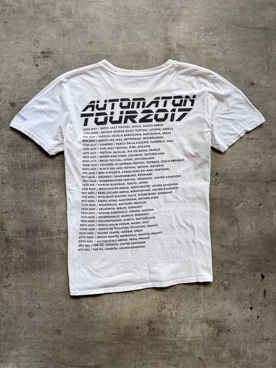 2017 Jamiroquai Automaton Tour Graphic Tee | Small, Multicoloured