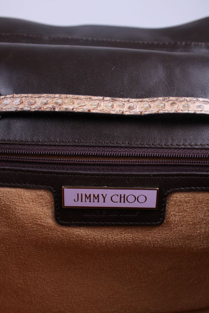 Jimmy Choo Rosalie Python large handbag Beige | O/S, Beige