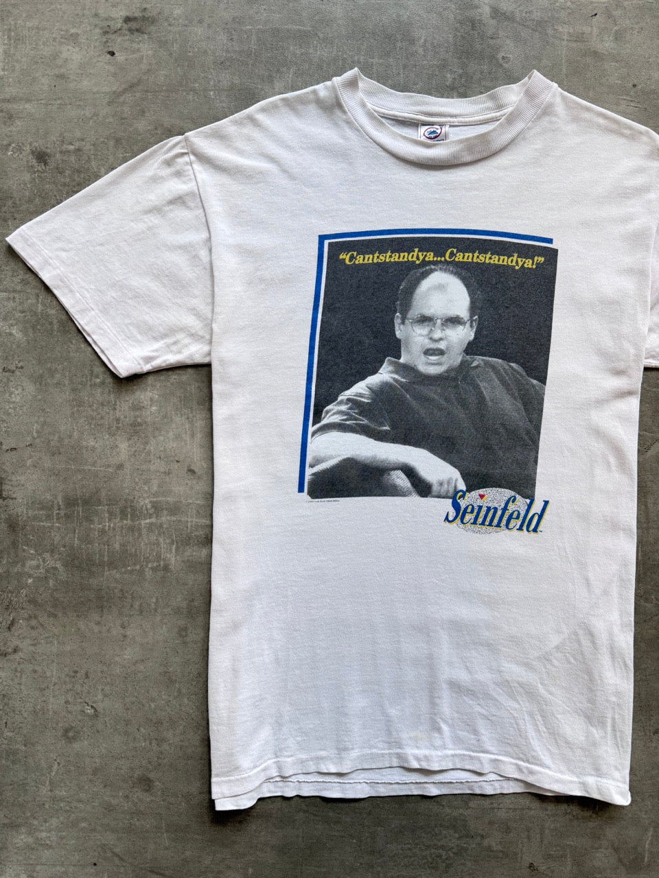 1993 Seinfield "Cantstandya" Single Stitch Graphic Tee | Medium, Multicoloured