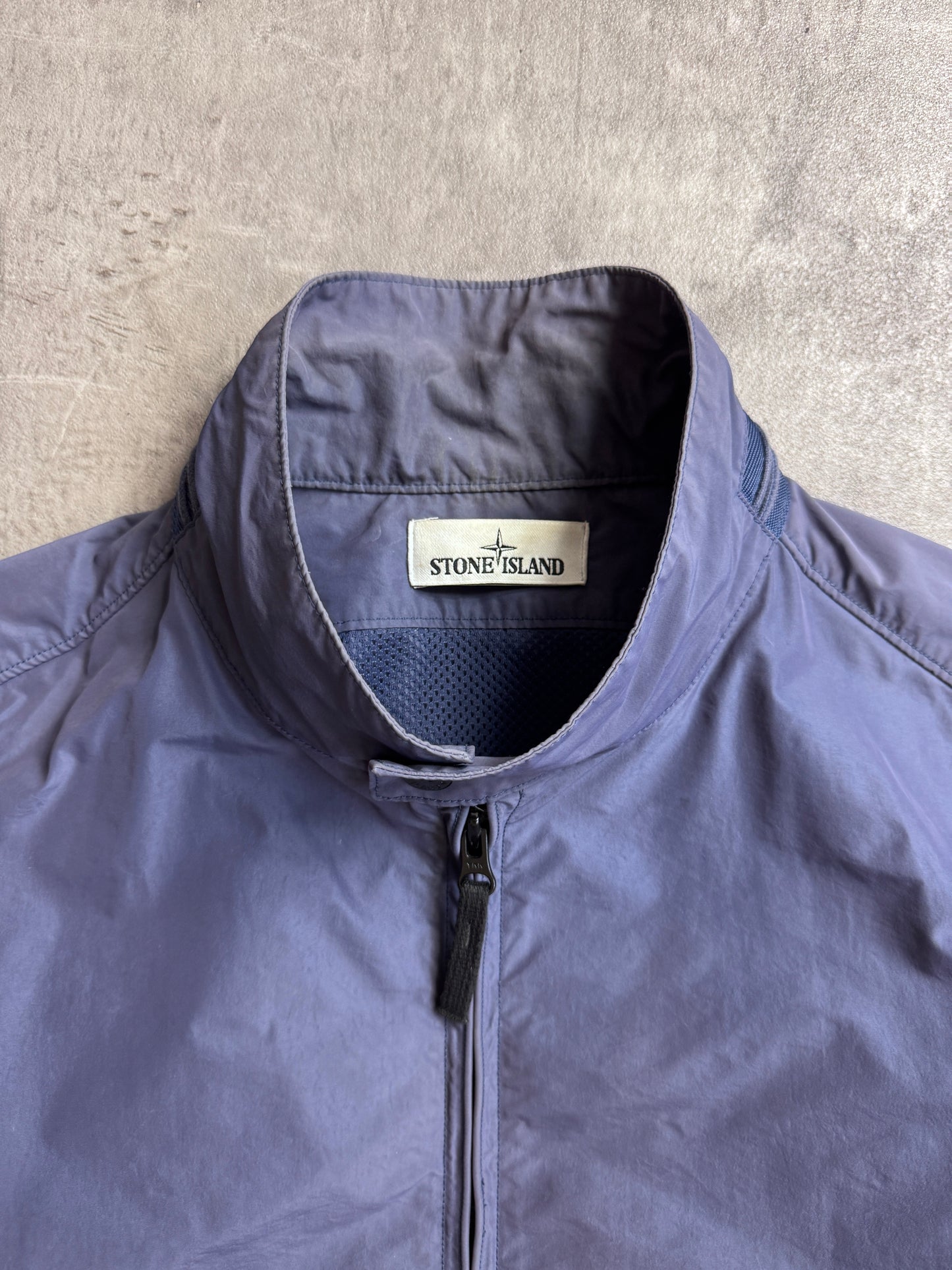 Stone Island S/S 2014 Micro Reps Ribbed Collar Purple Tech Jacket