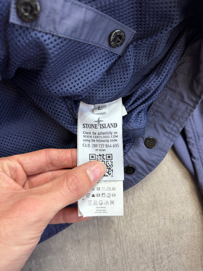 Stone Island S/S 2014 Micro Reps Ribbed Collar Purple Tech Jacket