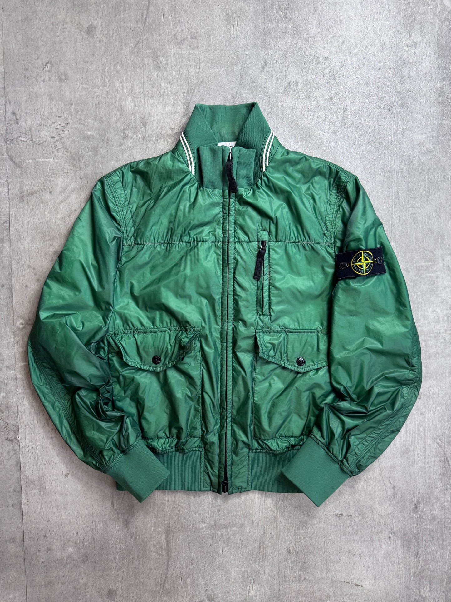 Stone Island S/S 2012 Micro Ripstop Tyvek Shield Lightweight Tech Bomber