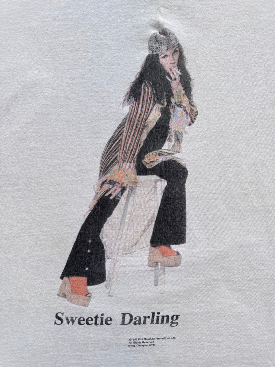 1995 Absolutely Fabulous 'Sweetie Darling' Graphic Tee | Medium, Multicoloured