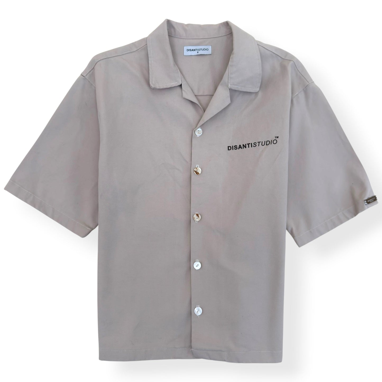 DI SANTI STUDIO CAMP COLLAR SHIRT ECRU S | Small, Ecru
