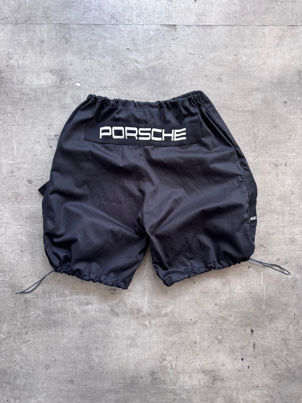 VT Rework: Porsche Motorsport Oversized Balloon Cargo Shorts | Medium, Multicoloured