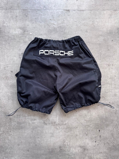 VT Rework: Porsche Motorsport Oversized Balloon Cargo Shorts | Medium, Multicoloured