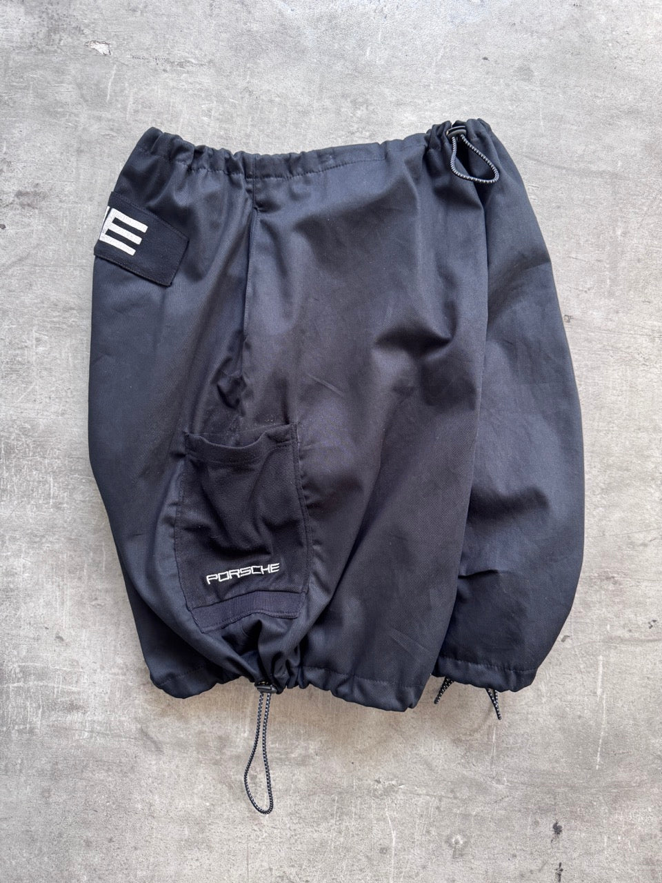 VT Rework: Porsche Motorsport Oversized Balloon Cargo Shorts | Medium, Multicoloured