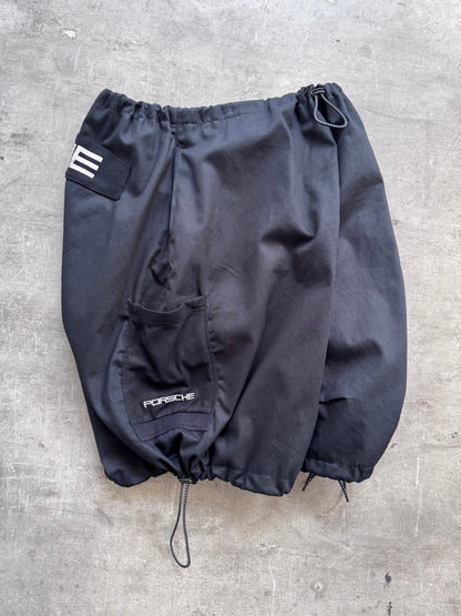VT Rework: Porsche Motorsport Oversized Balloon Cargo Shorts | Medium, Multicoloured