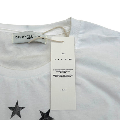 DI SANTI STUDIO SAVED BY GRACE CROPPED T-SHIRT WHITE M | Medium, White