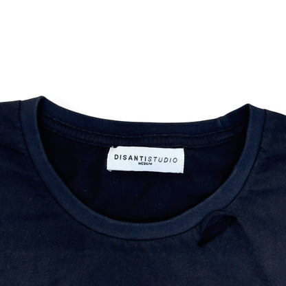 DI SANTI STUDIO SANT STUDIO CROPPED T-SHIRT BLACK M | Medium, Black