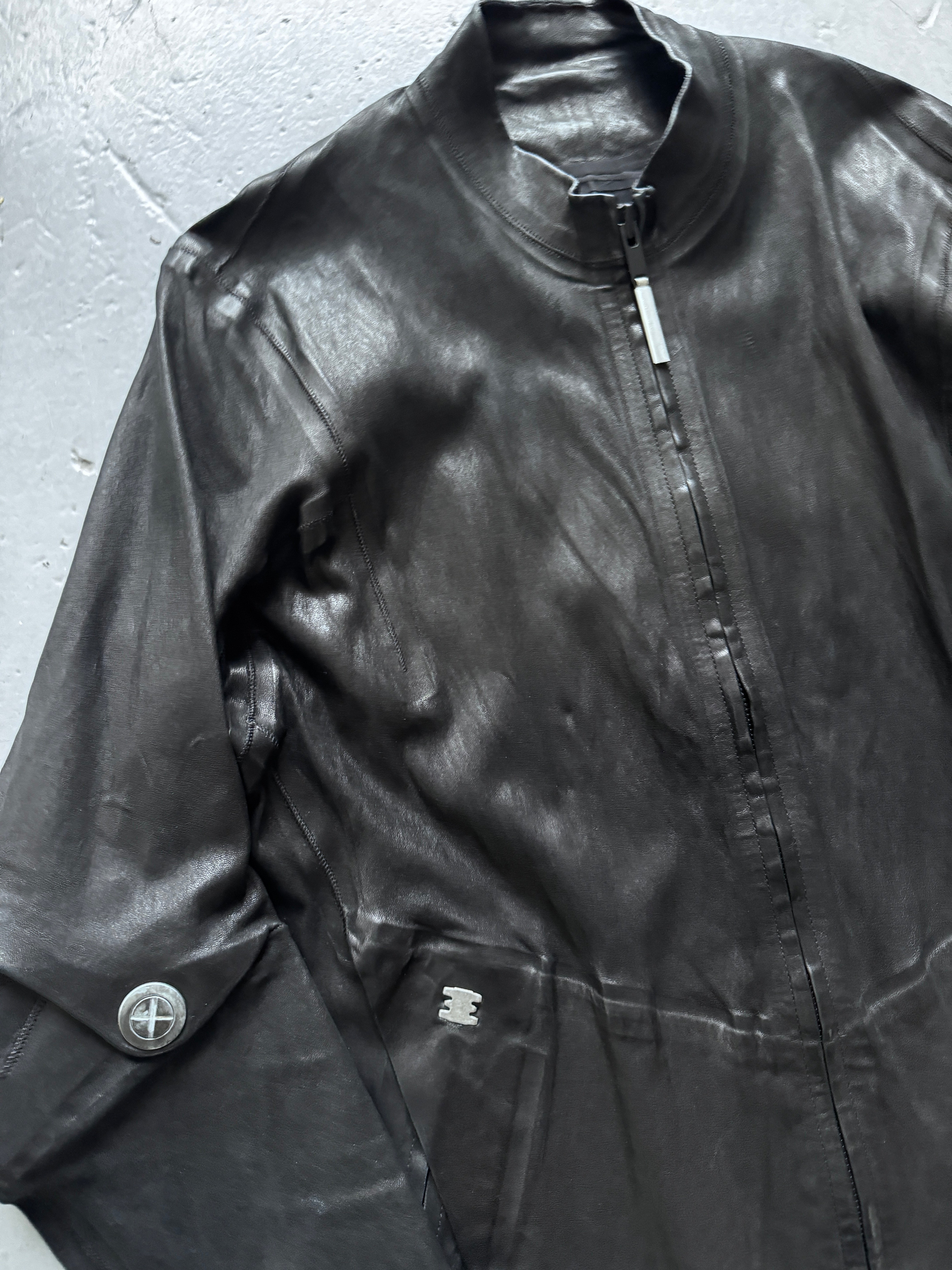 isaac sellam prosthetic elbow spined leather jacket L – Known Source