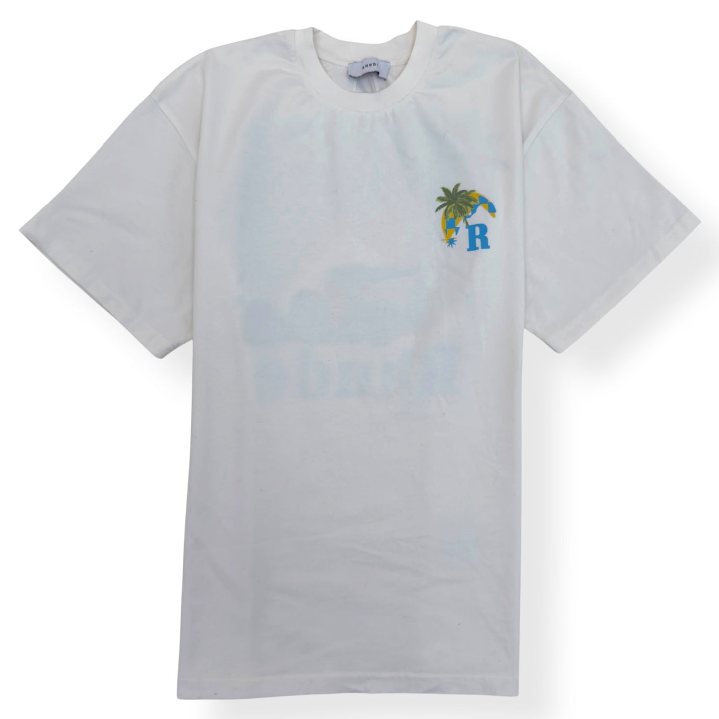 RHUDE GRAPHIC T-SHIRT WHITE M | Medium, White