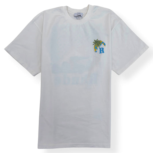 RHUDE GRAPHIC T-SHIRT WHITE M | Medium, White