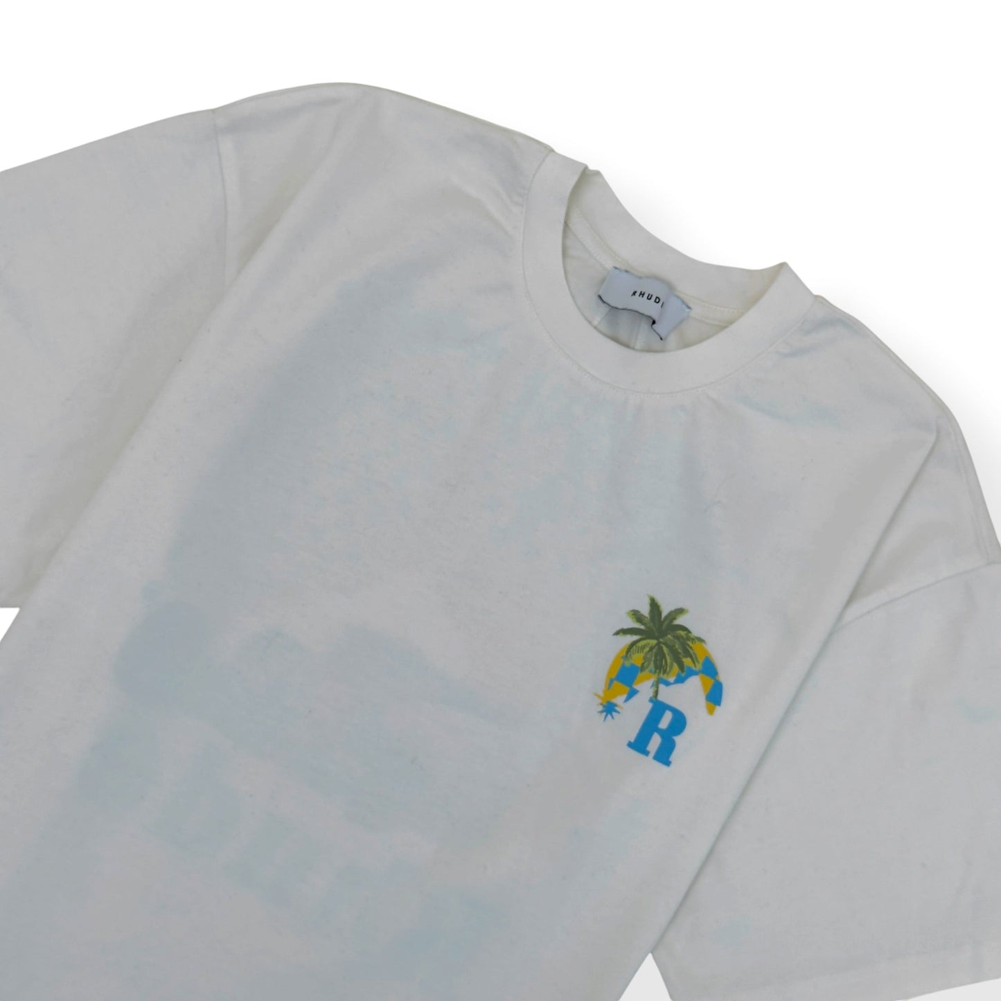 RHUDE GRAPHIC T-SHIRT WHITE M | Medium, White