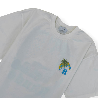 RHUDE GRAPHIC T-SHIRT WHITE M | Medium, White