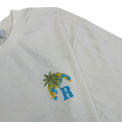 RHUDE GRAPHIC T-SHIRT WHITE M | Medium, White