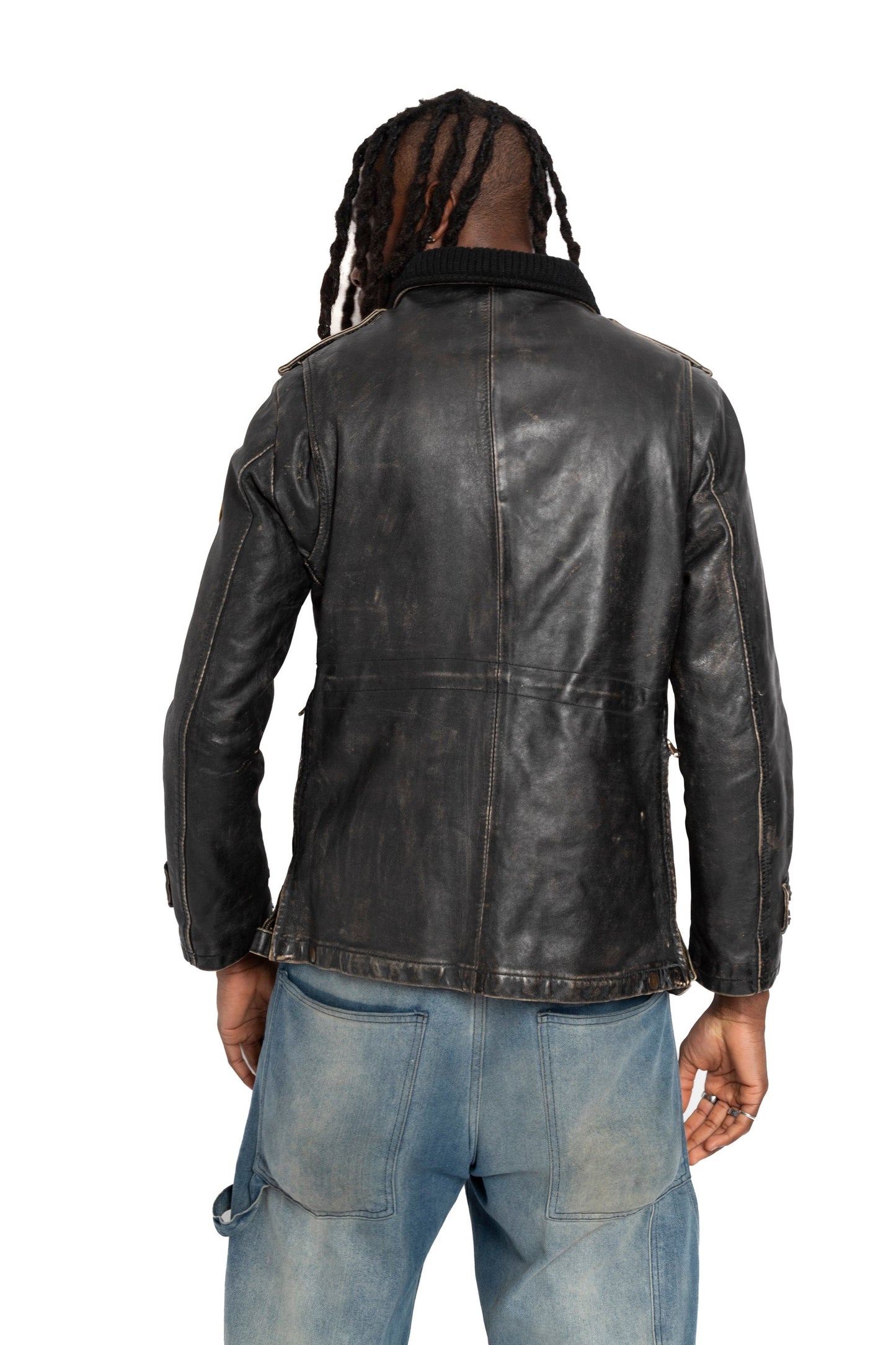 Blauer USA Multipocket Leather Jacket