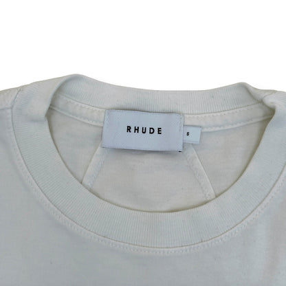 RHUDE MONACO T-SHIRT WHITE S | Small, White