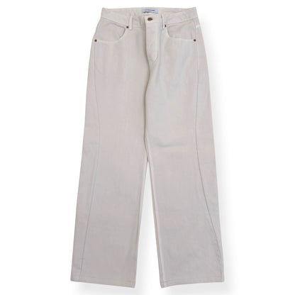 LE17SEPTEMBRE ONE TUCK WIDE DENIM JEANS IVORY 46 / XS | XS, Ivory