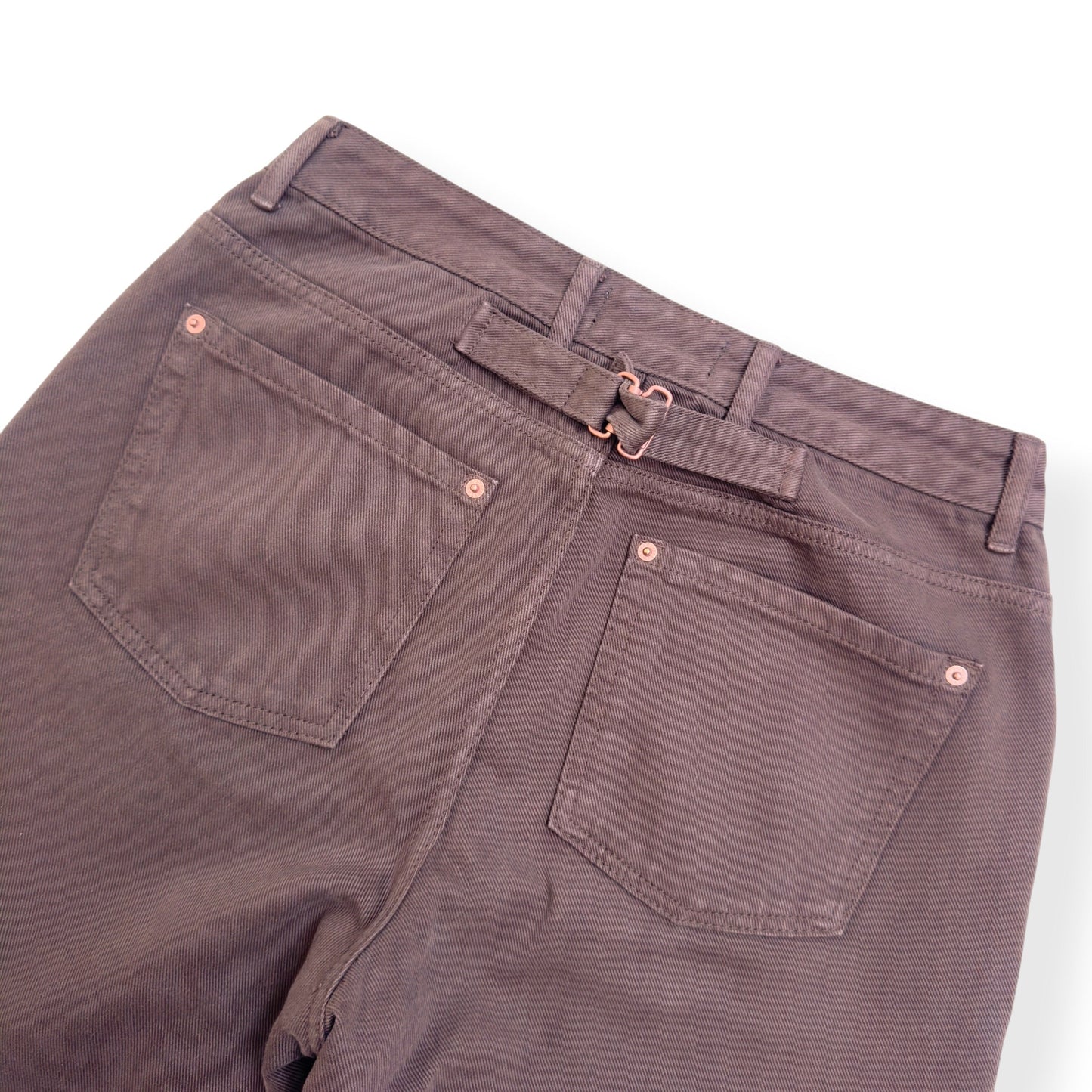 LE17SEPTEMBRE ONE TUCK WIDE DENIM JEANS BROWN 46 / XS | XS, Brown