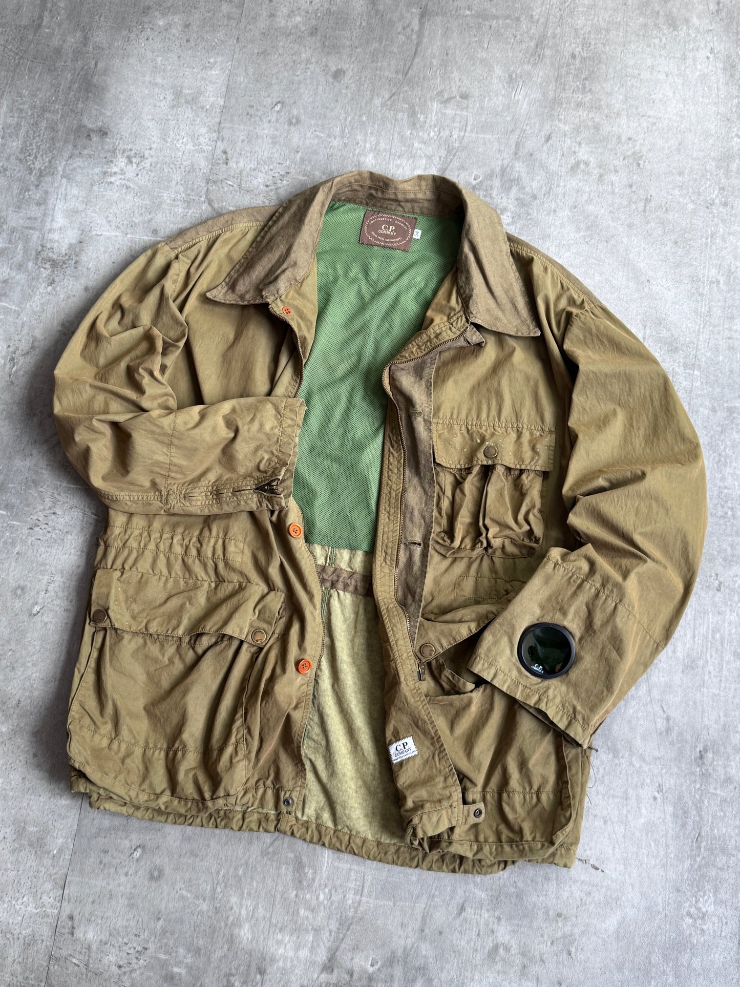 C.P. Company 1990's Millie Miglia Khaki Utility Field Jacket