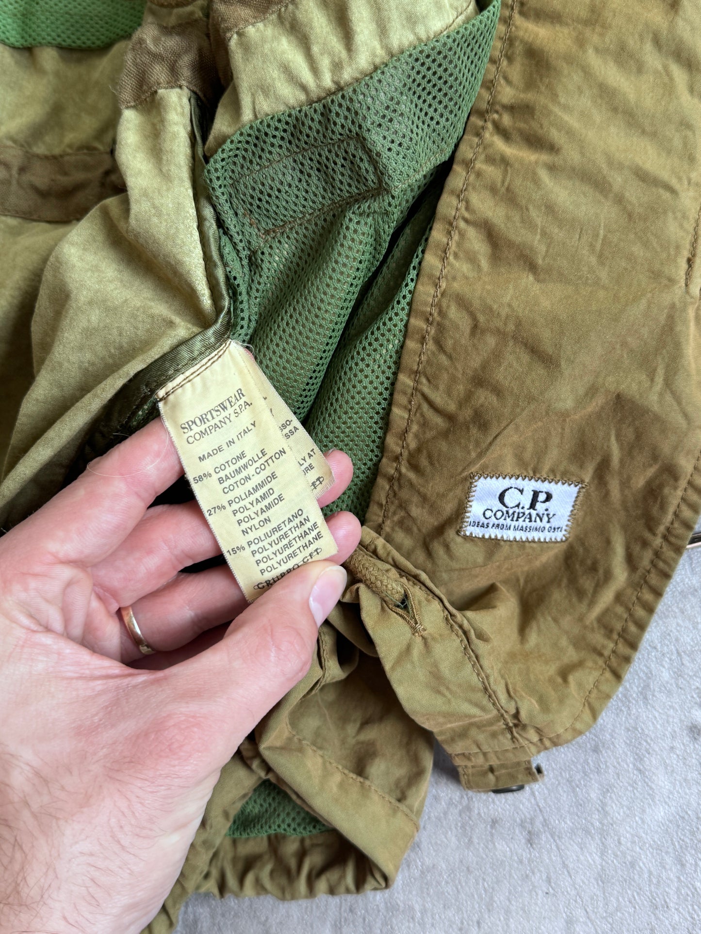 C.P. Company 1990's Millie Miglia Khaki Utility Field Jacket