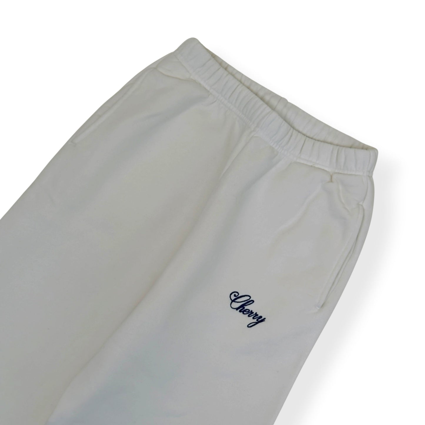 CHERRY LA SWEATPANTS WHITE S | Small, White