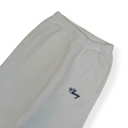 CHERRY LA SWEATPANTS WHITE S | Small, White