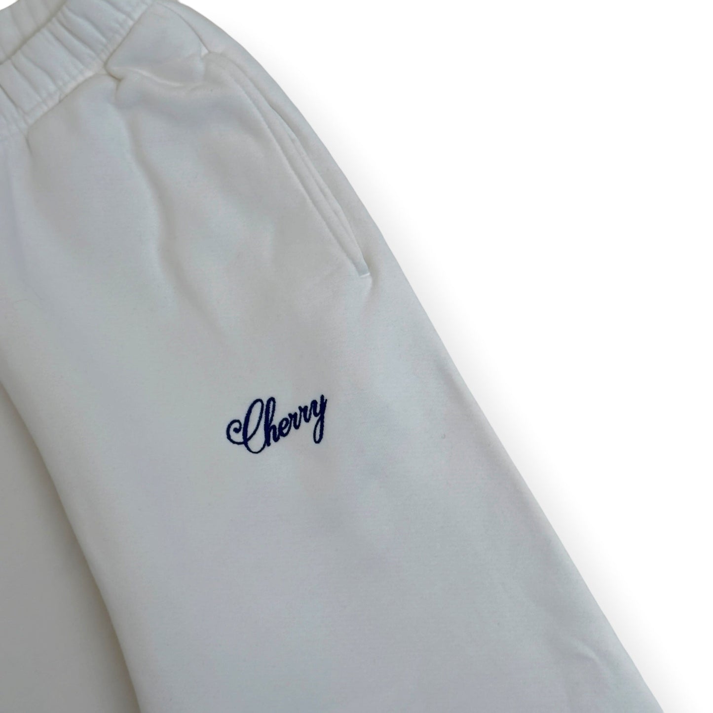 CHERRY LA SWEATPANTS WHITE S | Small, White