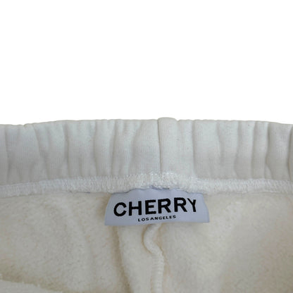 CHERRY LA SWEATPANTS WHITE S | Small, White