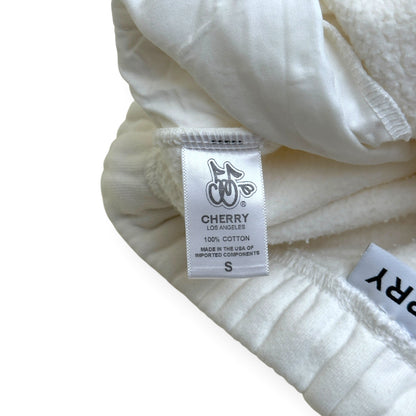 CHERRY LA SWEATPANTS WHITE S | Small, White