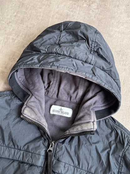 Stone Island Junior A/W 2014 Crinkle Nylon Insulated Navy Jacket
