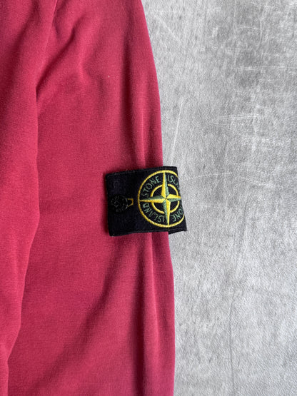 Stone Island A/W 2010 Contrast Stripe Tanker Hood Terry Lined Sweatshirt