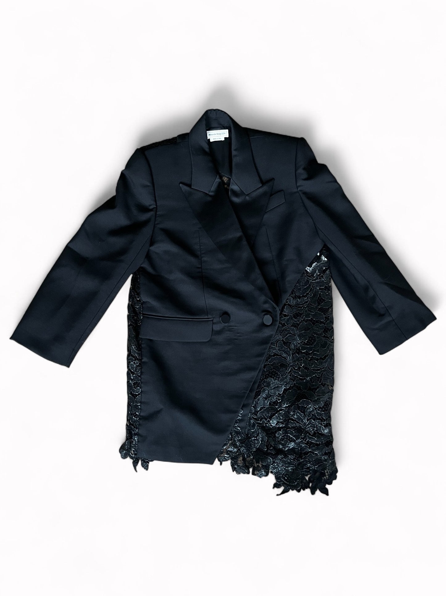 AW22 Alexander McQueen Sample Slash Lace Blazer