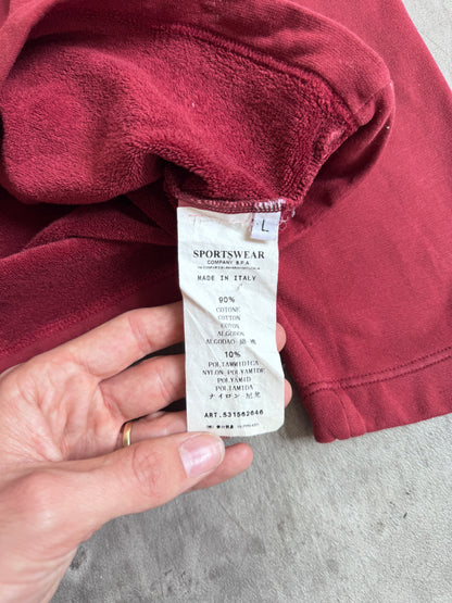 Stone Island A/W 2010 Contrast Stripe Tanker Hood Terry Lined Sweatshirt