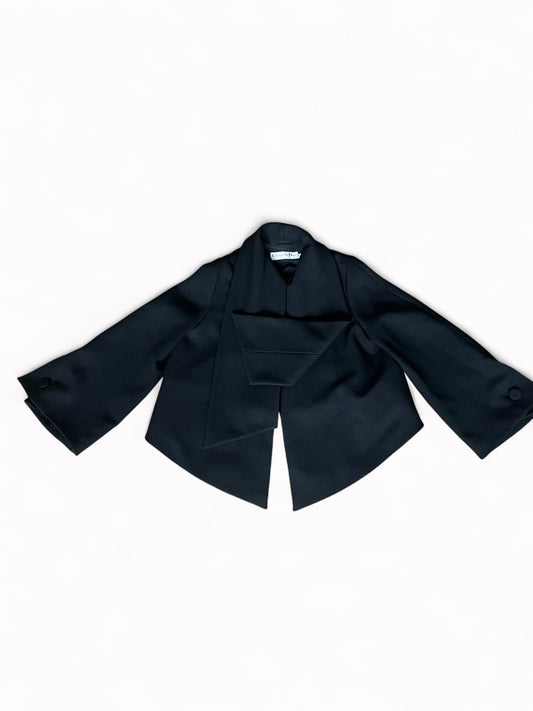 Christian Dior Cropped Scarf Blazer