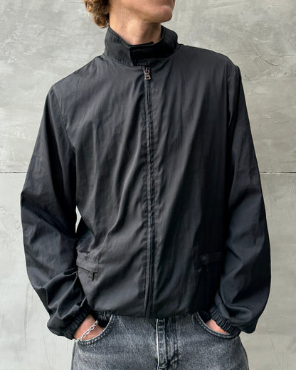 PRADA 2-IN-1 TRANSFORMABLE NYLON JACKET - XL | O/S, Black