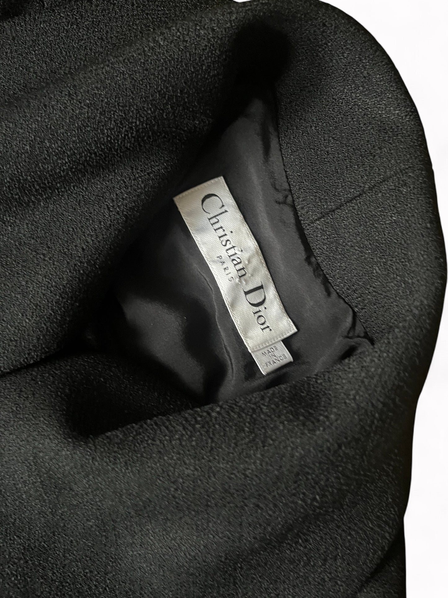 Christian Dior Cropped Scarf Blazer