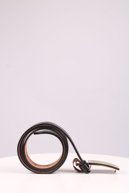 Fendi Green buckle fendi belt black and green 44 | O/S, Black