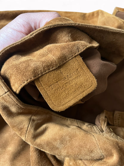 90s Trussardi Jeans Pelle Leather Wrap Skirt