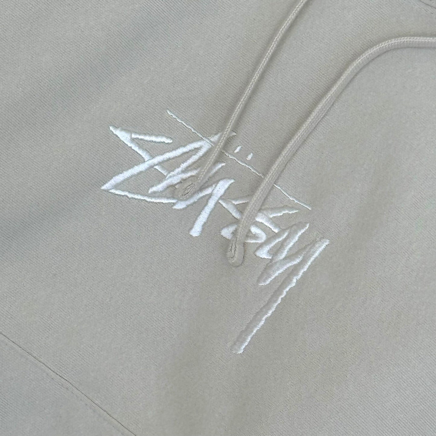 STÜSSY STOCK LOGO HOODIE ECRU S | Small, Ecru