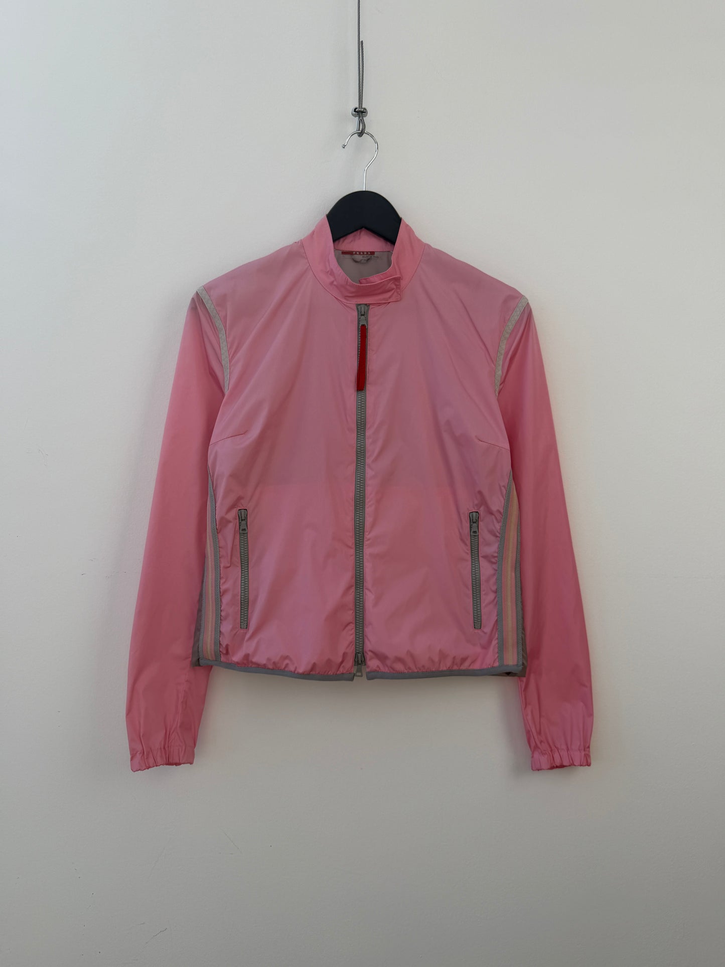 Prada Sport Spring Summer 2000 Gel Seams Jacket | O/S, Red
